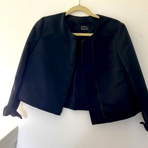 3.1 Phillip Lim Black Bomber Jacket Zip up